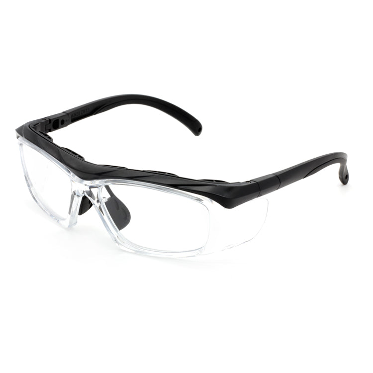 Prescription Sports Glasses Black Clear Eyewear