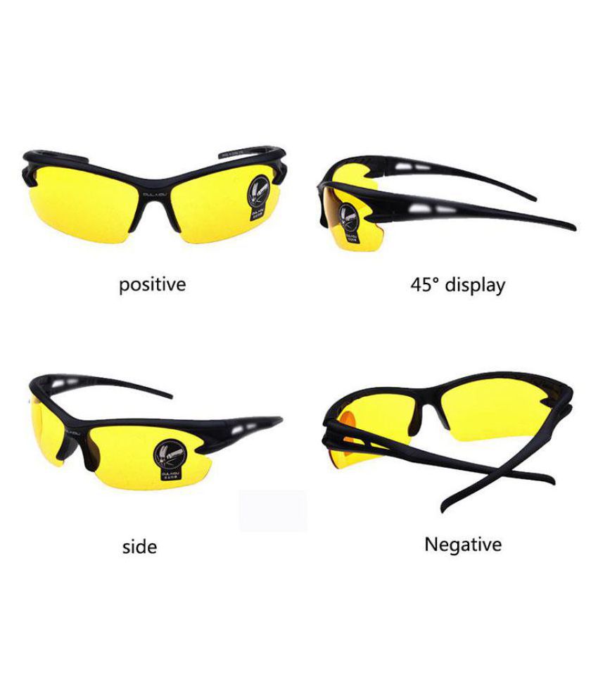 Night Driving Sunglasses for Men Glasses with HD Yellow Lens 3105