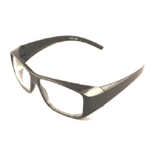 Black Prescription Safety Glasses with Side Covered