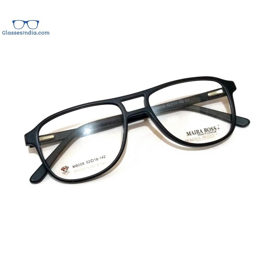Blue Light Blocker Computer Glasses Anti Blue Ray Eyeglasses MB008BK - GlassesIndia