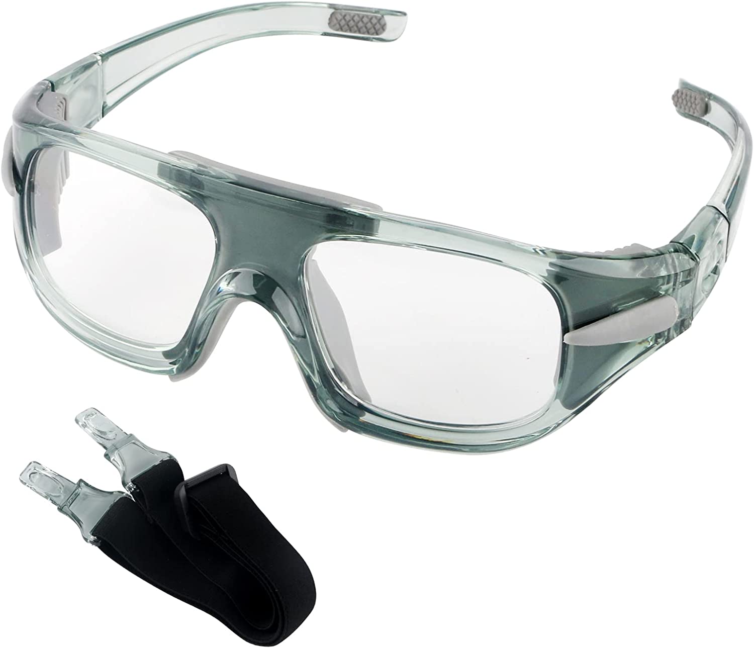 Prescription Sports Sunglasses with Adjustable Strap Grey