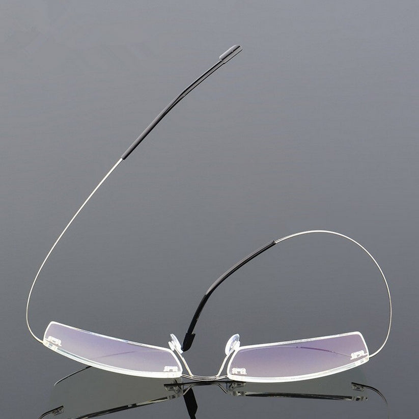 Rimless Spect Frame Rimless Frames Frameless Specs Blue Light Glasses For Men and Women Ey ...