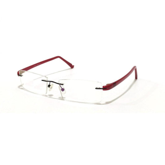 Red Rimless Blue Light Blocker Computer Glasses S003RD