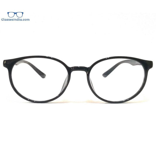 Blue Light Blocker Computer Glasses Anti Blue Ray Eyeglasses T17078BK - GlassesIndia