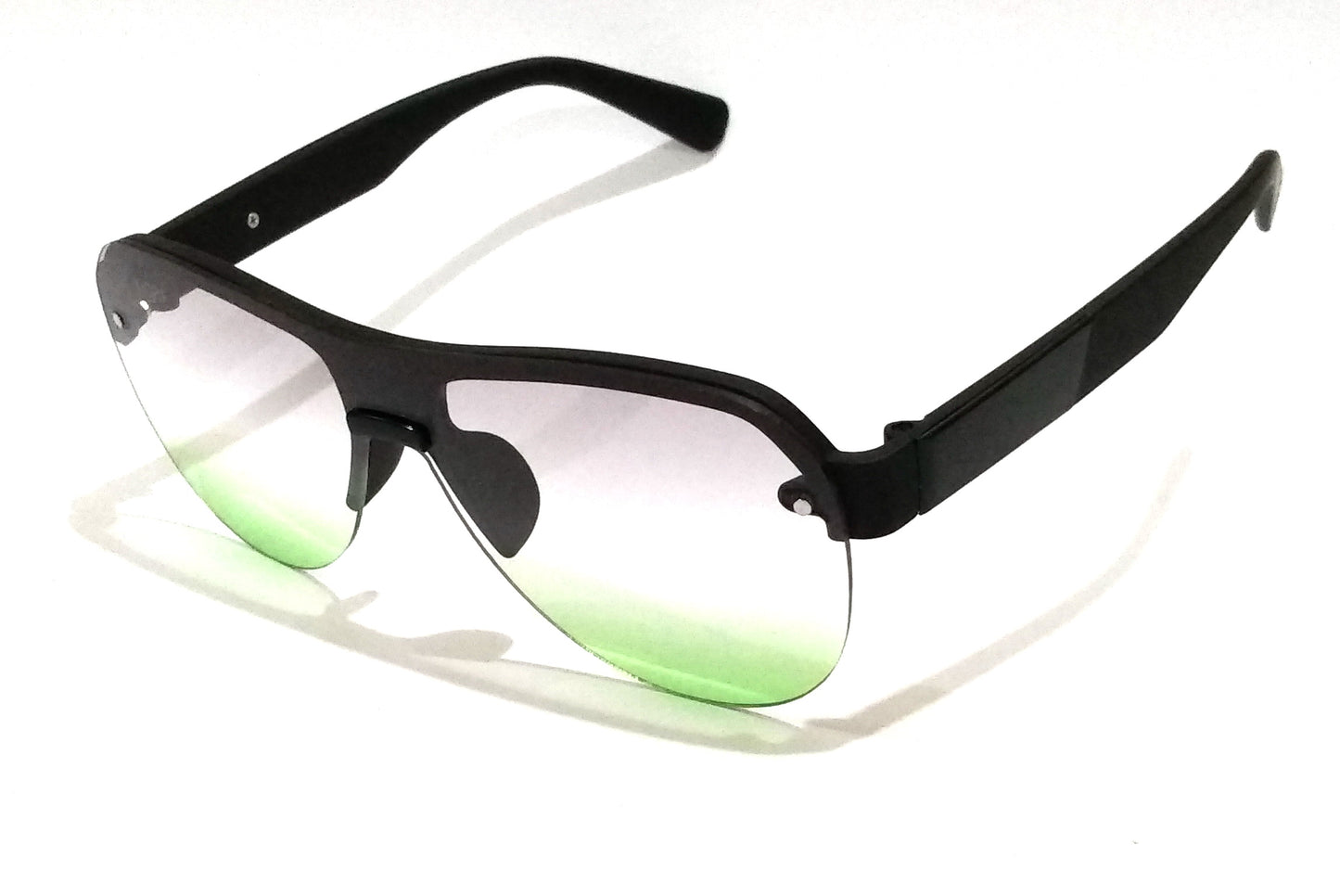 Green Gradient Aviators Sunglasses For Men AA170GR