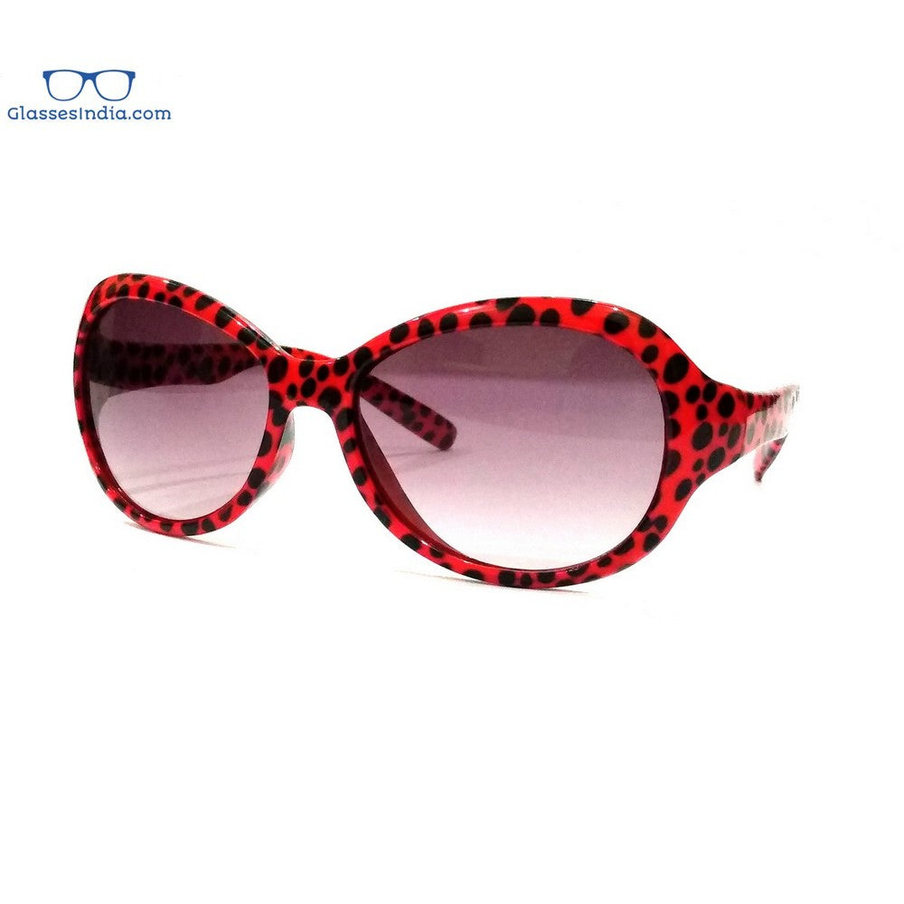 Kids Fashion Sunglasses TKS002RedPrint - Glasses India Online