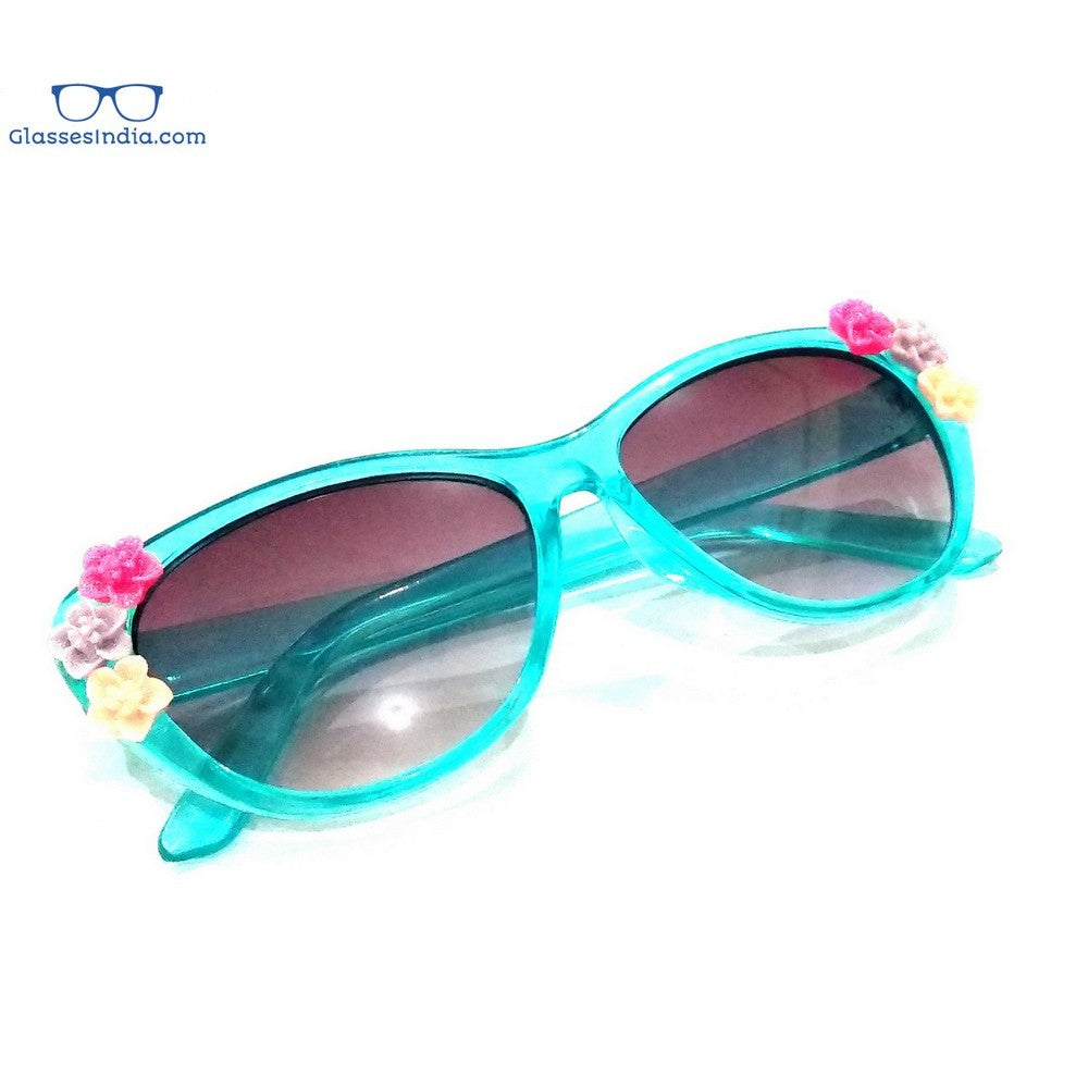 Green Kids Fashion Sunglasses TKS004Green - Glasses India Online