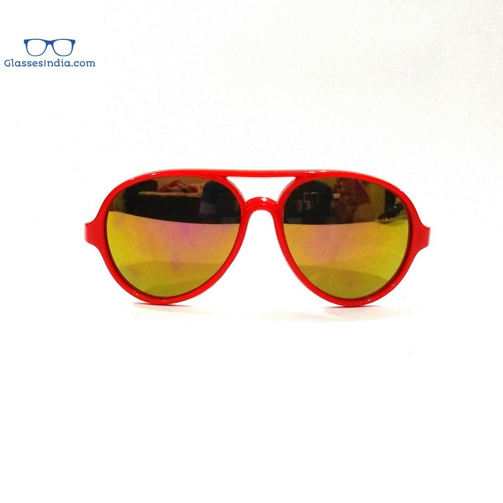 Kids Fashion Sunglasses TKS006RedMirror - Glasses India Online