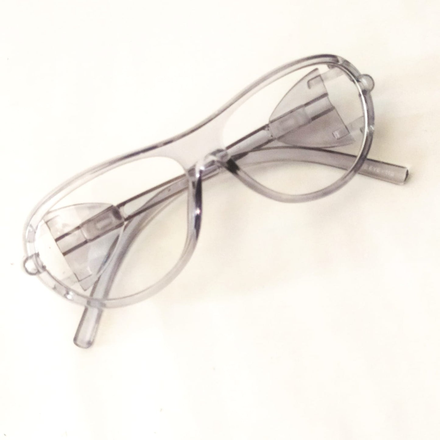 EYESafety Transparent Grey Prescription Safety Glasses