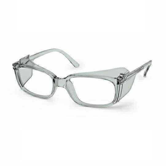 Uvex Prescription Glasses RX 5506 Light Gray Translucent Safety Glasses