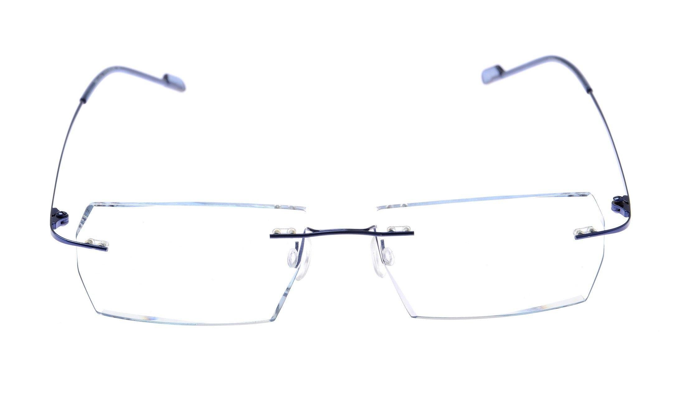 Buy Designer Party Eyewear Rimless Anti Glare Computer Glasses Online ...