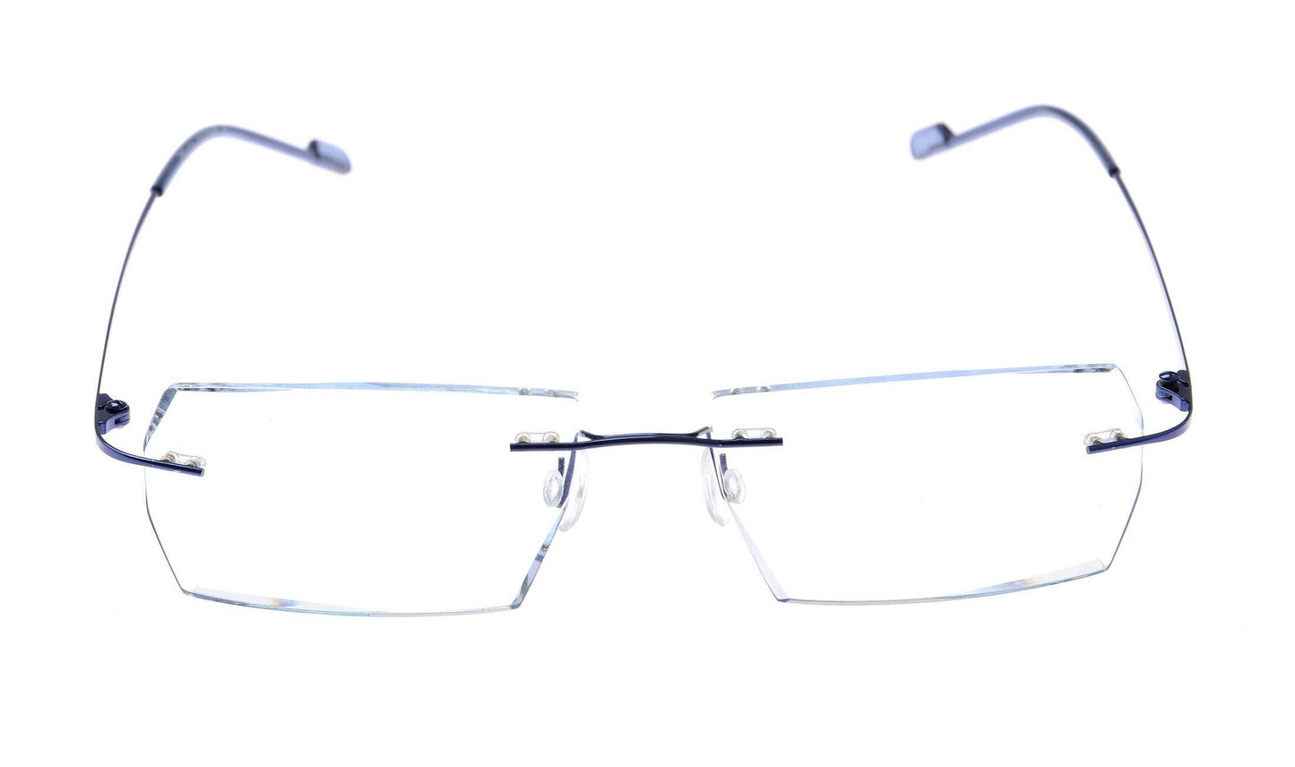 Buy Designer Party Eyewear Rimless Anti Glare Computer Glasses A602BLBL - Glasses India Online in India