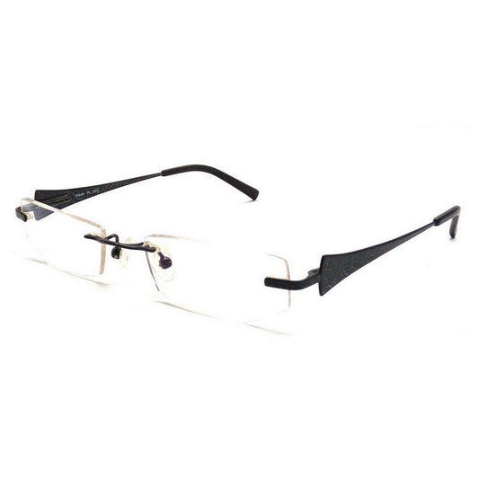 Black Rimless Computer Glasses with Anti Glare Coating CH8002BK