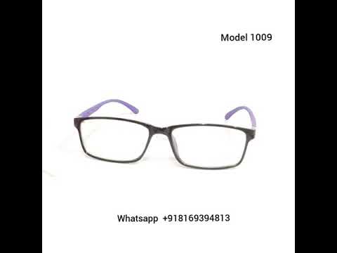 Rectangle Full Frame Eyeglasses Spectacle Frame with Zero Power Clear Lens