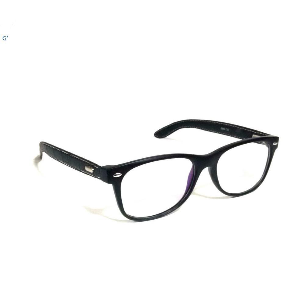 Black Computer Glasses with Anti Glare Coating P1013BK - Glasses India Online