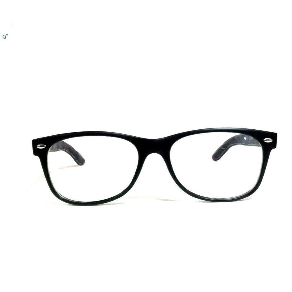 Black Computer Glasses with Anti Glare Coating P1013BK - Glasses India Online