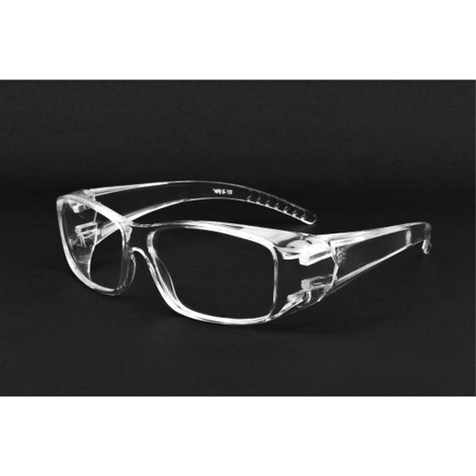 Transparent Clear Frame Prescription Sports Glasses with Side Covered