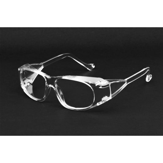 Clear Transparent Prescription Safety Glasses With Side Cover