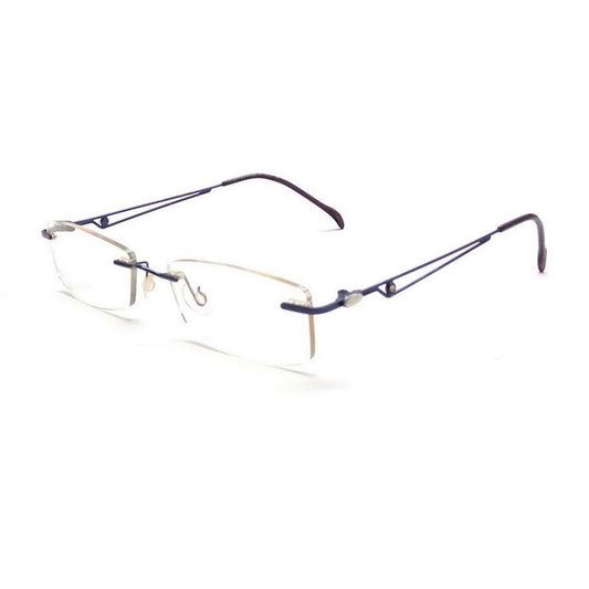 Blue Rimless Blue Light Blocker Computer Glasses SK402BL