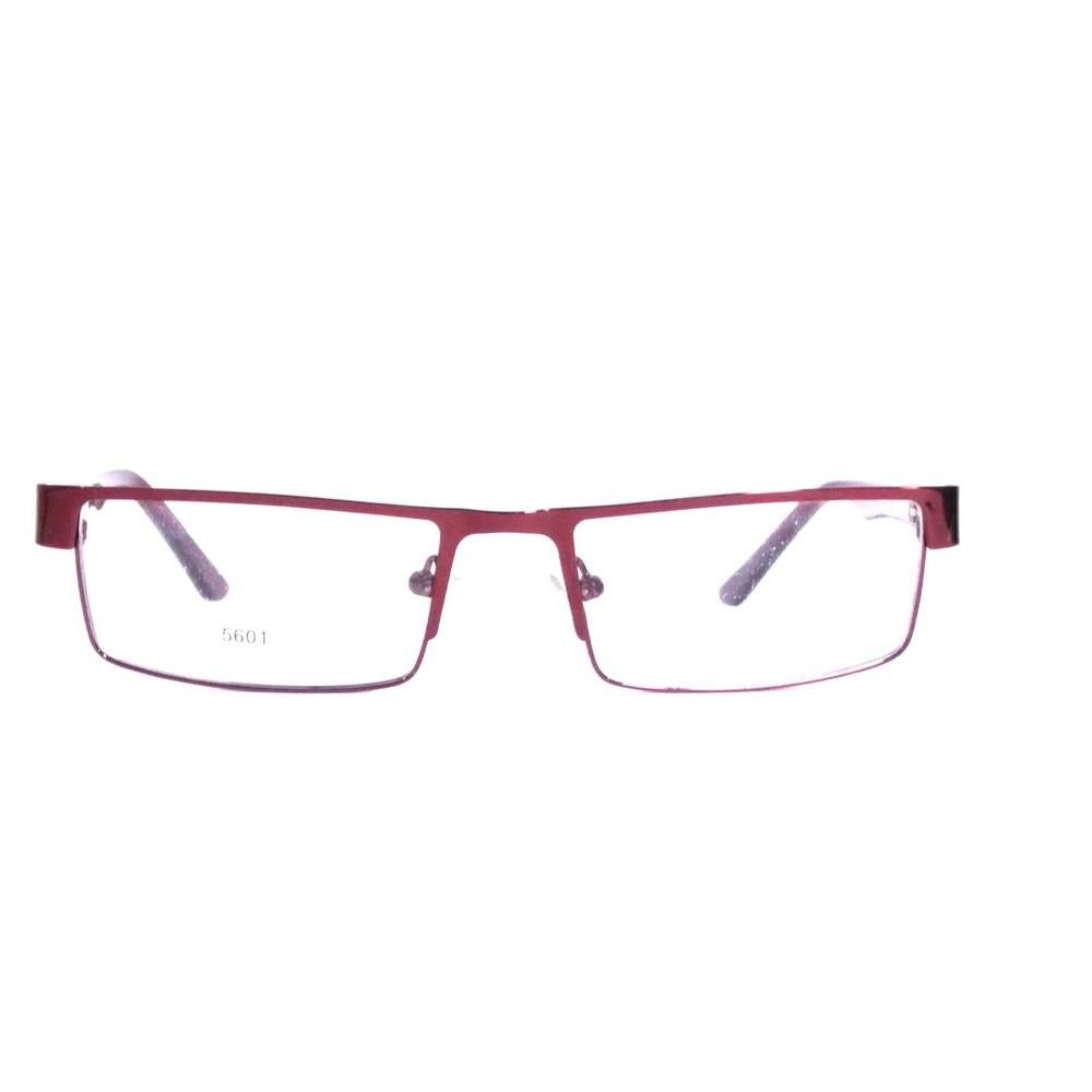Front Stylish Red Rectangle Full Frame Glasses VE5601RD
