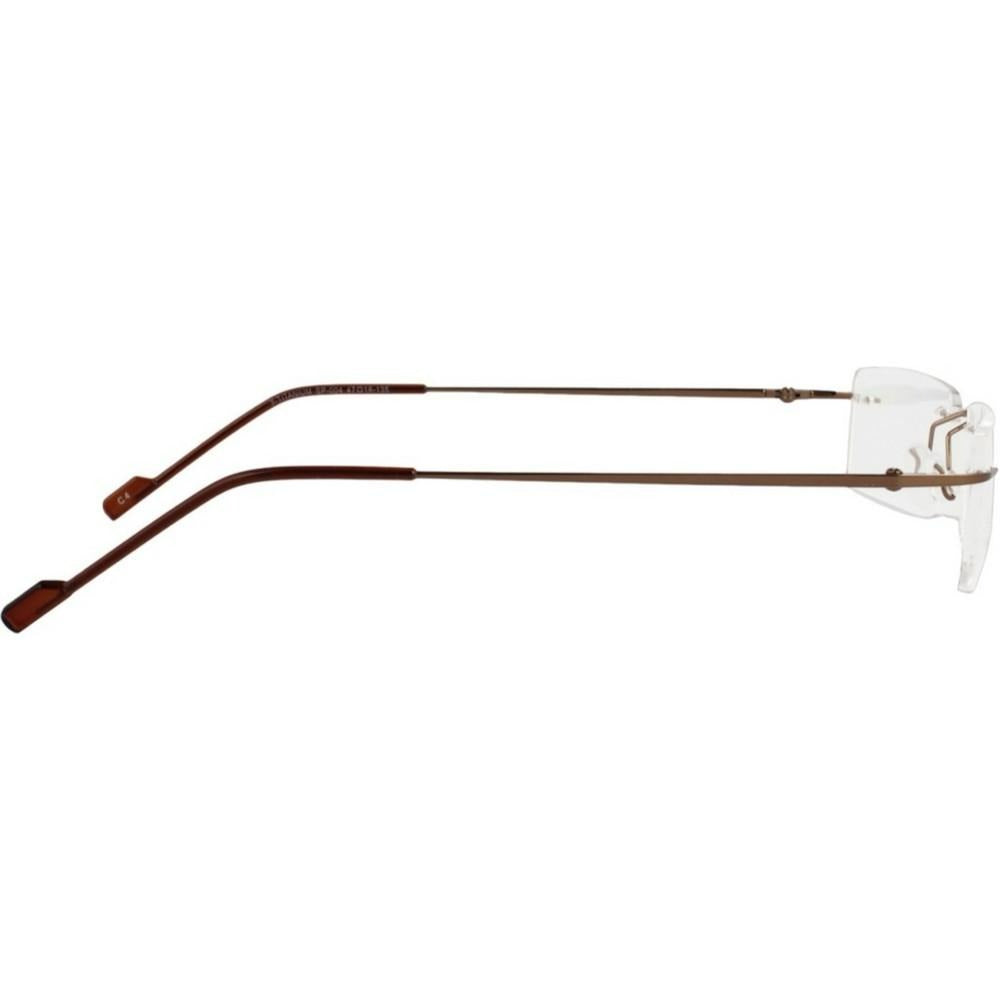 Brown Rimless Computer Glasses with Anti Glare Coating - GlassesIndia ...